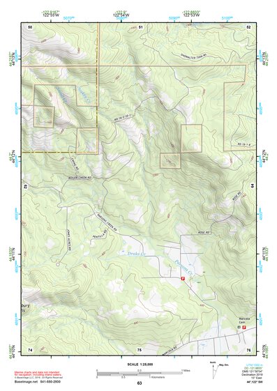44122SW Page 63 Mc Kenzie River Topo Preview 1