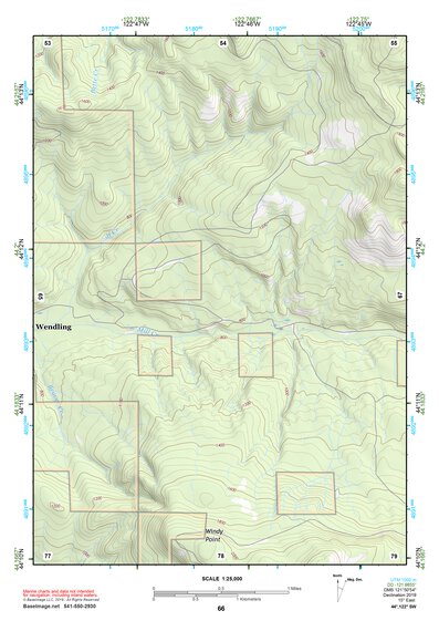 44122SW Page 66 Mc Kenzie River Topo Preview 1