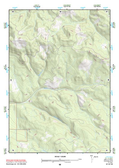 44122SW Page 68 Mc Kenzie River Topo Preview 1