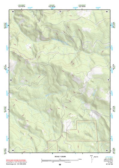 44122SW Page 69 Mc Kenzie River Topo Preview 1