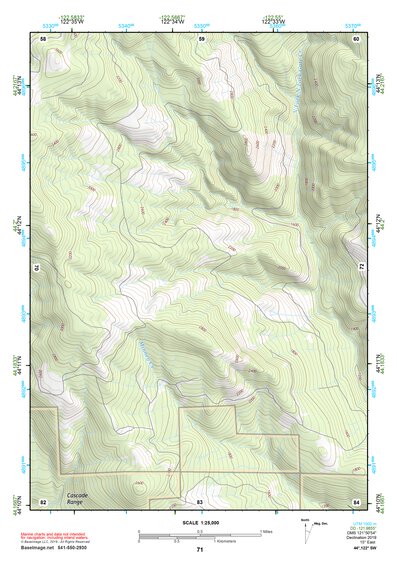 44122SW Page 71 Mc Kenzie River Topo Preview 1