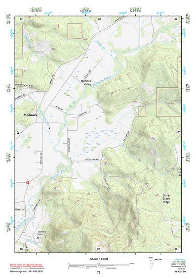 44122SW Page 75 Mc Kenzie River Topo Preview 1