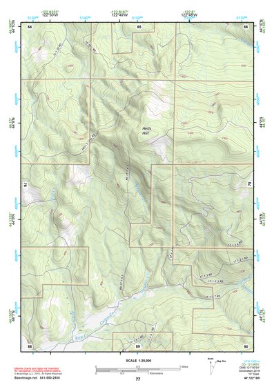 44122SW Page 77 Mc Kenzie River Topo Preview 1
