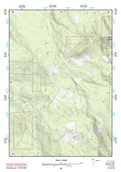 44122SW Page 79 Mc Kenzie River Topo Preview 1