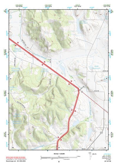 44123NE Page 5 Corvallis Topo Preview 1