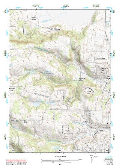 44123NE Page 10 Corvallis Topo Preview 1
