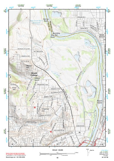 44123NE Page 11 Corvallis Topo Preview 1