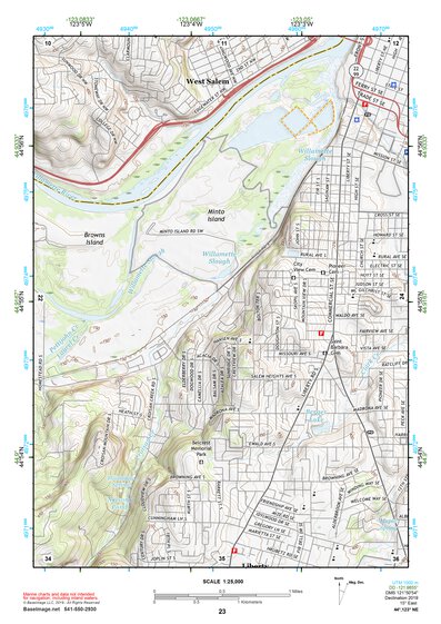 44123NE Page 23 Corvallis Topo Preview 1