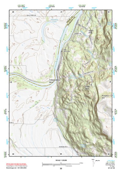 44123NE Page 33 Corvallis Topo Preview 1