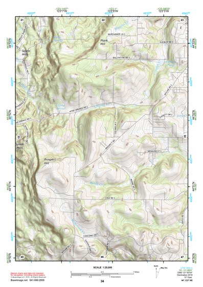 44123NE Page 34 Corvallis Topo Preview 1