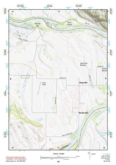 44123NE Page 45 Corvallis Topo Preview 1