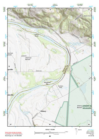 44123NE Page 46 Corvallis Topo Preview 1