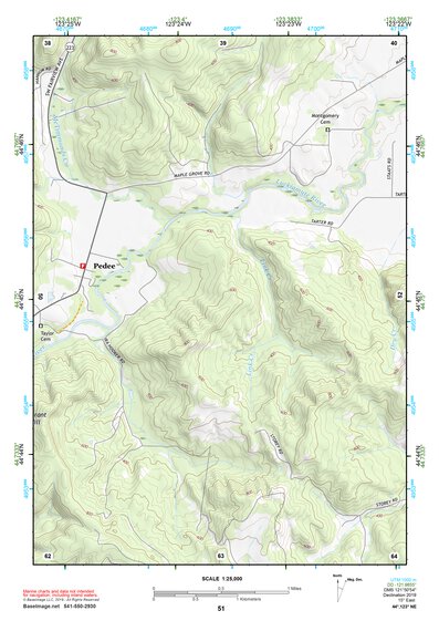 44123NE Page 51 Corvallis Topo Preview 1