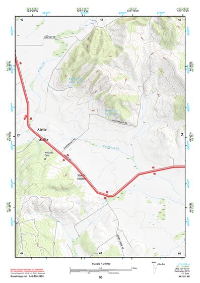 44123NE Page 53 Corvallis Topo Preview 1