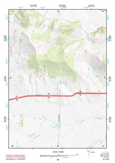 44123NE Page 54 Corvallis Topo Preview 1