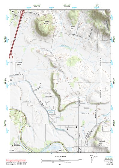 44123NE Page 60 Corvallis Topo Preview 1