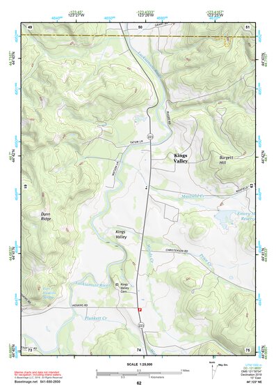 44123NE Page 62 Corvallis Topo Preview 1