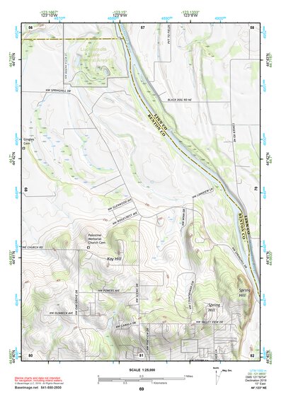 44123NE Page 69 Corvallis Topo Preview 1