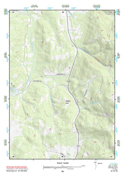 44123NE Page 74 Corvallis Topo Preview 1
