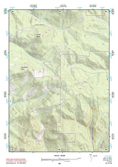 44123NE Page 76 Corvallis Topo Preview 1