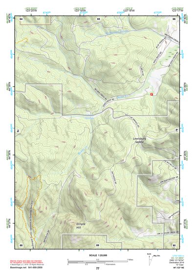 44123NE Page 77 Corvallis Topo Preview 1