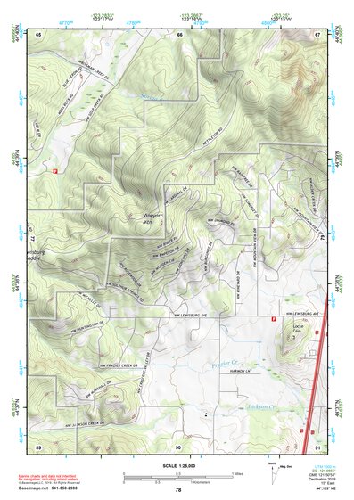 44123NE Page 78 Corvallis Topo Preview 1