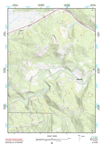 44123NE Page 85 Corvallis Topo Preview 1