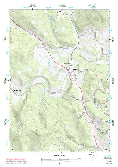 44123NE Page 86 Corvallis Topo Preview 1