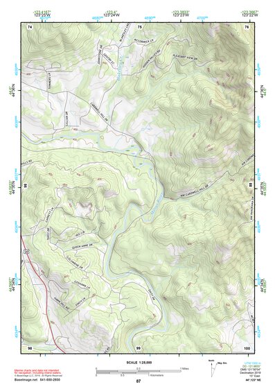 44123NE Page 87 Corvallis Topo Preview 1