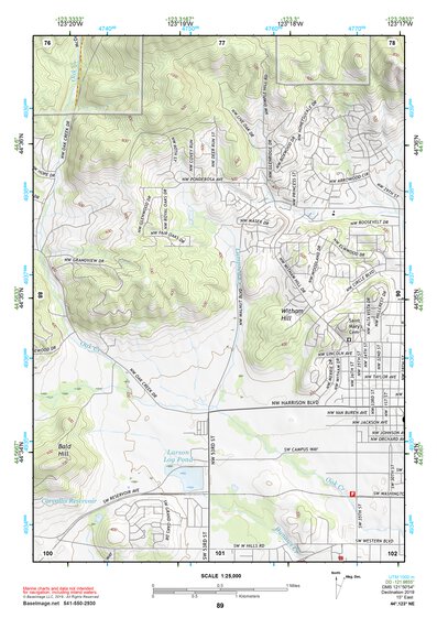 44123NE Page 89 Corvallis Topo Preview 1