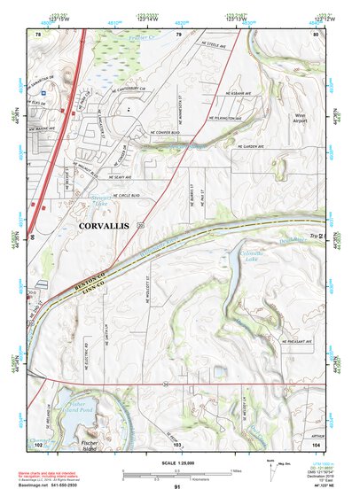 44123NE Page 91 Corvallis Topo Preview 1