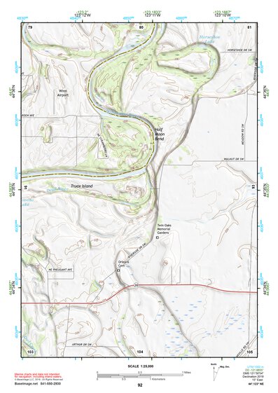 44123NE Page 92 Corvallis Topo Preview 1