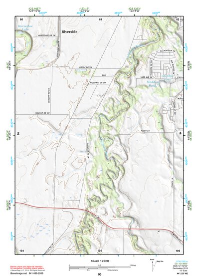 44123NE Page 93 Corvallis Topo Preview 1