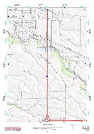 44123NE Page 95 Corvallis Topo Preview 1