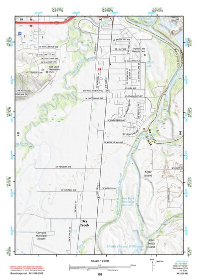 44123NE Page 102 Corvallis Topo Preview 1