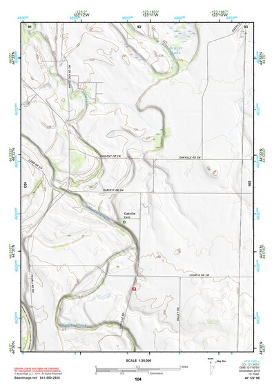 44123NE Page 104 Corvallis Topo Preview 1