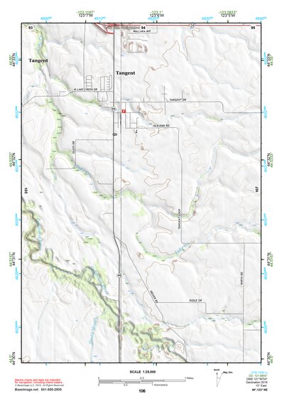 44123NE Page 106 Corvallis Topo Preview 1