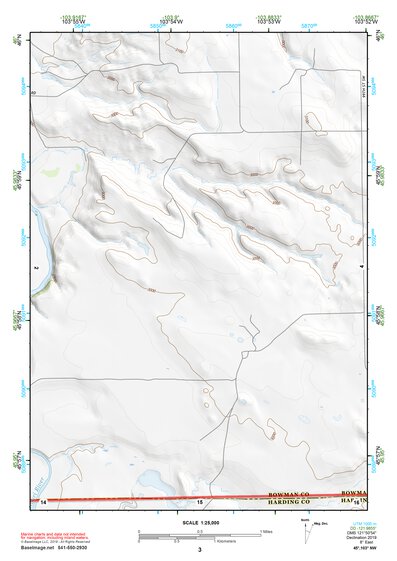 45103NW Page 3 Camp Crook Topo Preview 1
