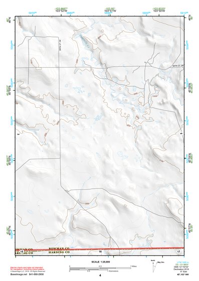 45103NW Page 4 Camp Crook Topo Preview 1
