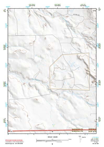 45103NW Page 6 Camp Crook Topo Preview 1