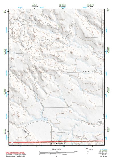 45103NW Page 8 Camp Crook Topo Preview 1