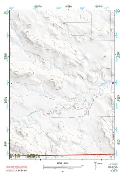 45103NW Page 10 Camp Crook Topo Preview 1