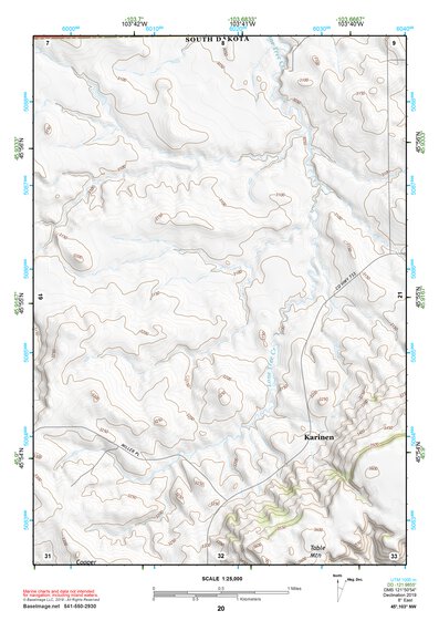 45103NW Page 20 Camp Crook Topo Preview 1