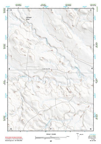 45103NW Page 45 Camp Crook Topo Preview 1