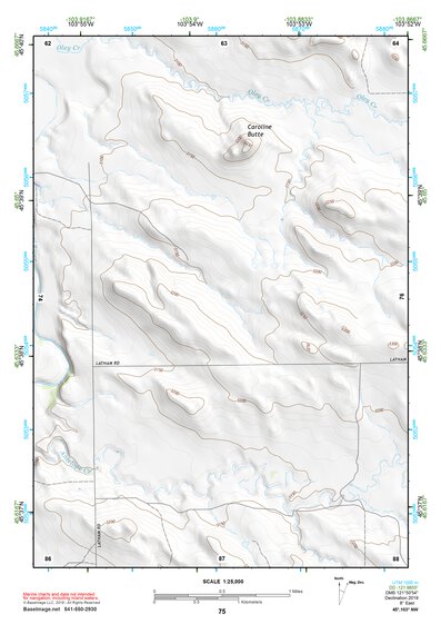 45103NW Page 75 Camp Crook Topo Preview 1