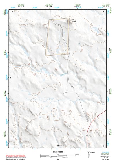 45103NW Page 83 Camp Crook Topo Preview 1