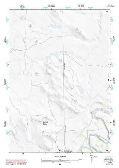 45103NW Page 85 Camp Crook Topo Preview 1
