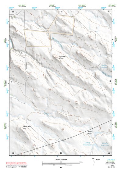 45103NW Page 87 Camp Crook Topo Preview 1