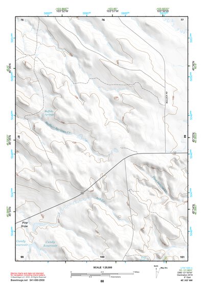 45103NW Page 88 Camp Crook Topo Preview 1