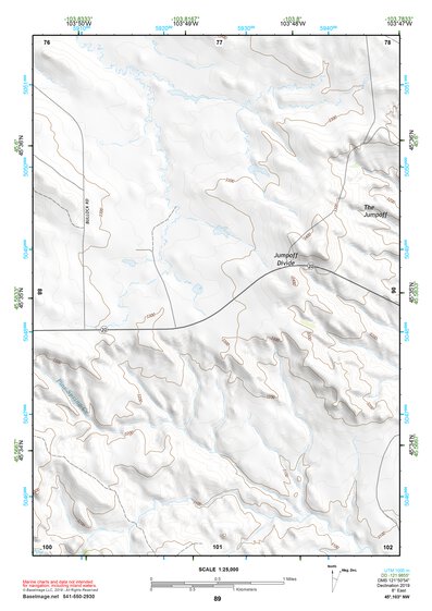 45103NW Page 89 Camp Crook Topo Preview 1